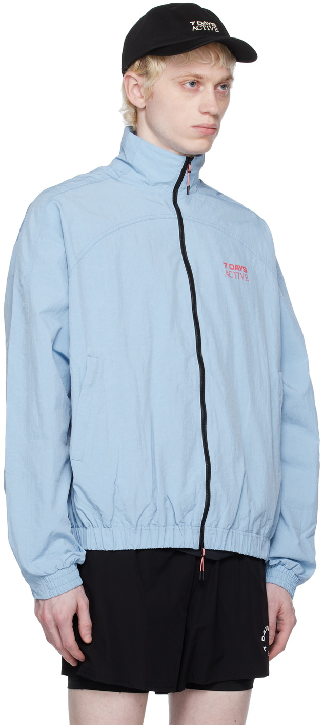 7 DAYS Active Blue Raglan Track Jacket