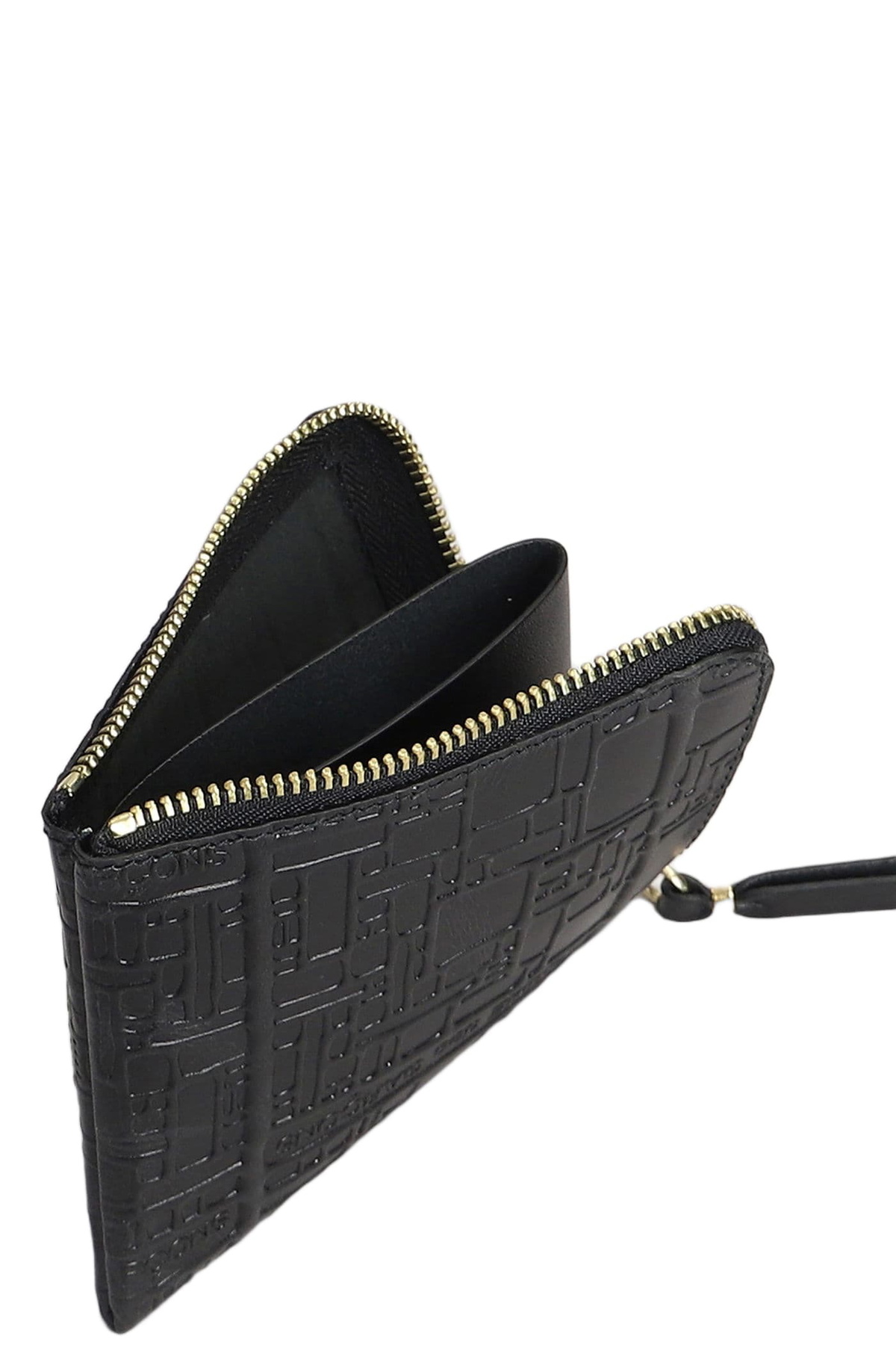 Comme des Garçons Wallet Wallet In Black Leather