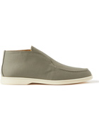 LORO PIANA - Open Walk Storm System Tecnowool Desert Boots - Green - EU 41