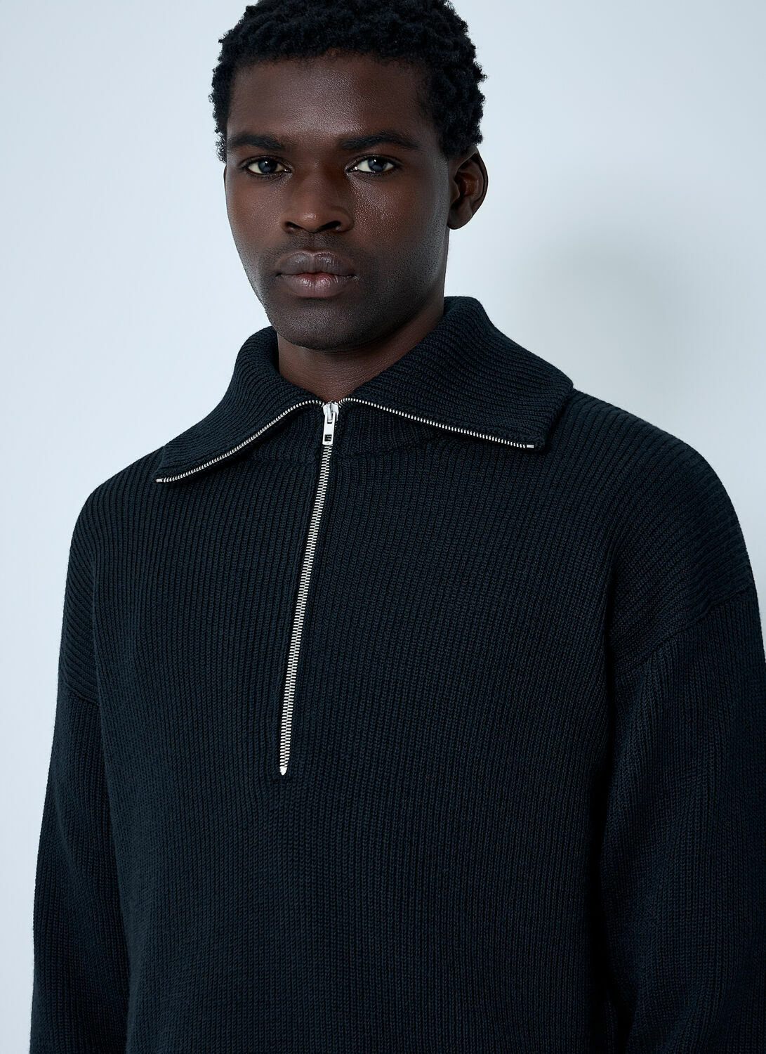 Lemaire Wool Half-Zip Sweater