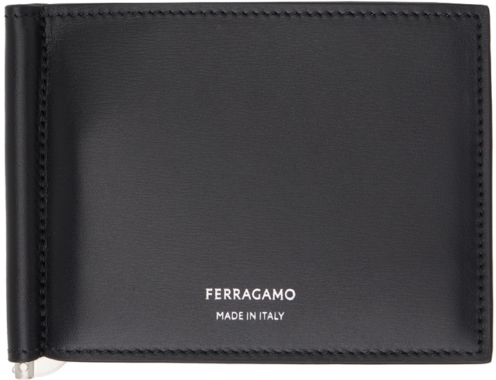 Photo: Ferragamo Black Clip Wallet