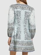 ZIMMERMANN - Matchmaker Keyhole Linen Mini Dress