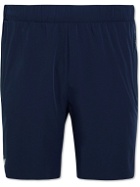 Castore - Active Straight-Leg Logo-Print Stretch Shorts - Blue