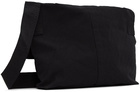 Jan-Jan Van Essche Black Canvas Messenger Bag