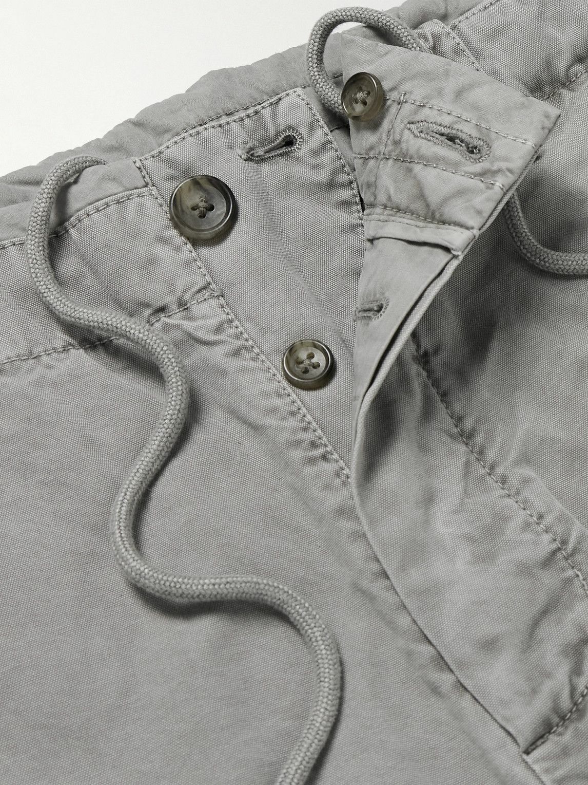 James Perse - Straight-Leg Cotton-Canvas Trousers - Gray