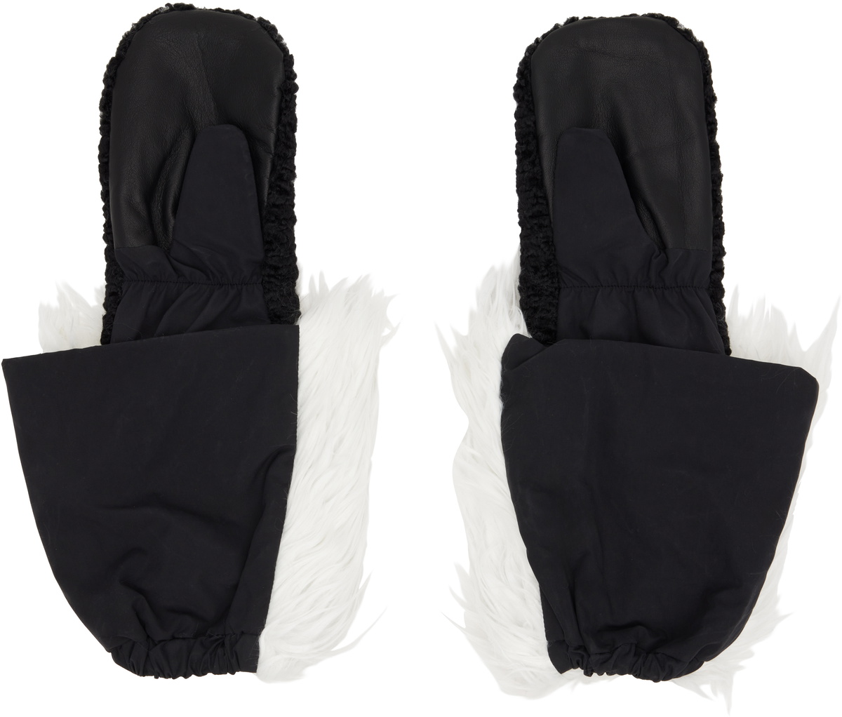Nicklas Skovgaard SSENSE Exclusive Black & White Camille Mitts