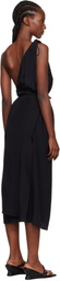 Baserange Black View Midi Dress
