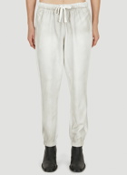 Washed Track Pants in White