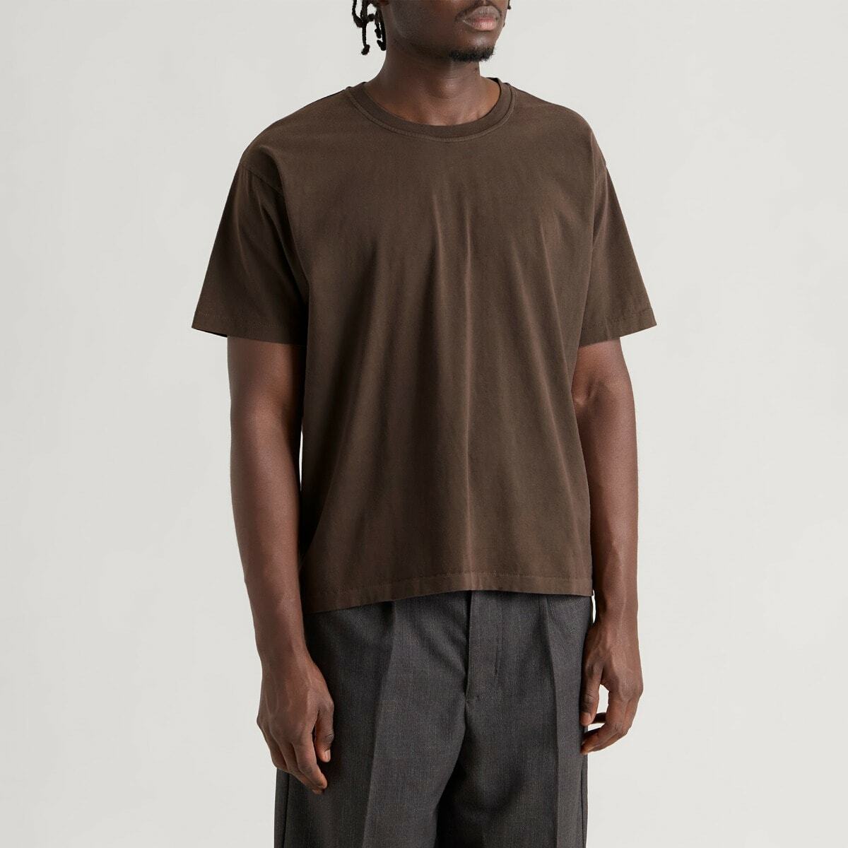 mfpen Men's Washed New T-Shirt in Washed Brown
