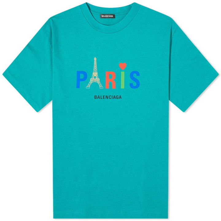 Photo: Balenciaga Paris Tourist Logo Tee