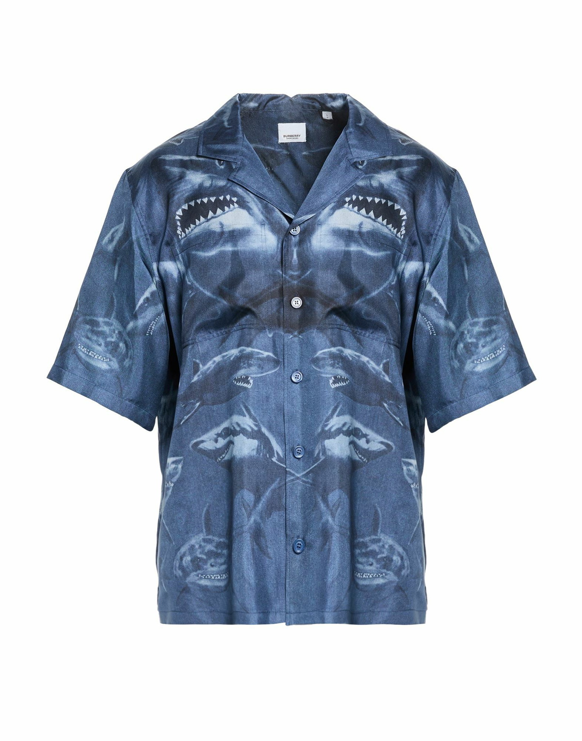 Burberry Mens Shirt in Navy