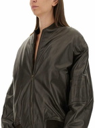 Salvatore Santoro Leather Bomber Jacket