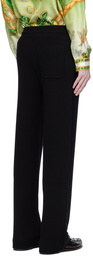 Casablanca Black Straight-Leg Trousers