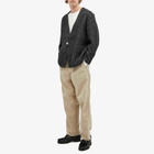 orSlow Men's Mohair Cardigan in Charcoal Grey