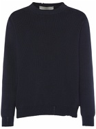 GOLDEN GOOSE - Distressed Cotton Knit Sweater