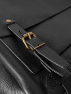 Bleu de Chauffe - Éclair Full-Grain Leather Messenger Bag - Black