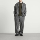 Engineered Garments Men's Herringbone Wool Loiter Jacket in Dark Grey
