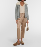 Brunello Cucinelli High-rise cargo pants