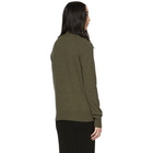 Victoria Beckham Green Cashmere Turtleneck