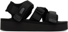 Suicoke Black KISEE-PO Sandals