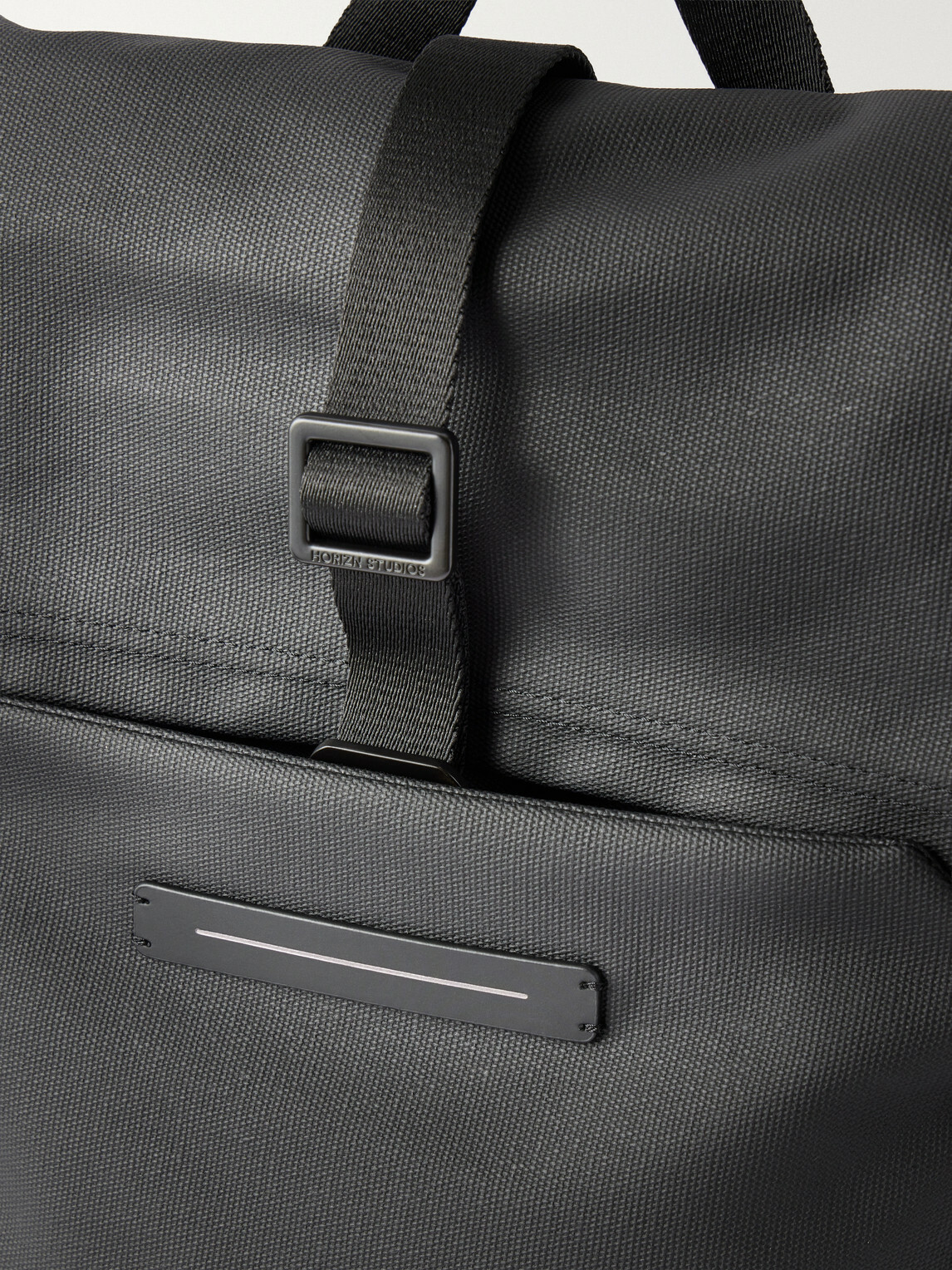 Horizn Studios - SoFo Rolltop X Waxed Cotton-Canvas Backpack