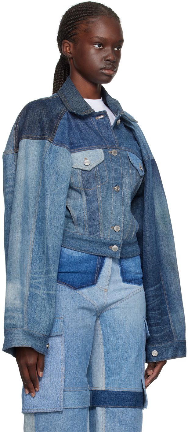 SRVC Blue Slouch Denim Jacket