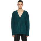 Winnie New York Green Mohair Cardigan