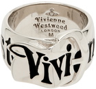 Vivienne Westwood Silver Belt Ring