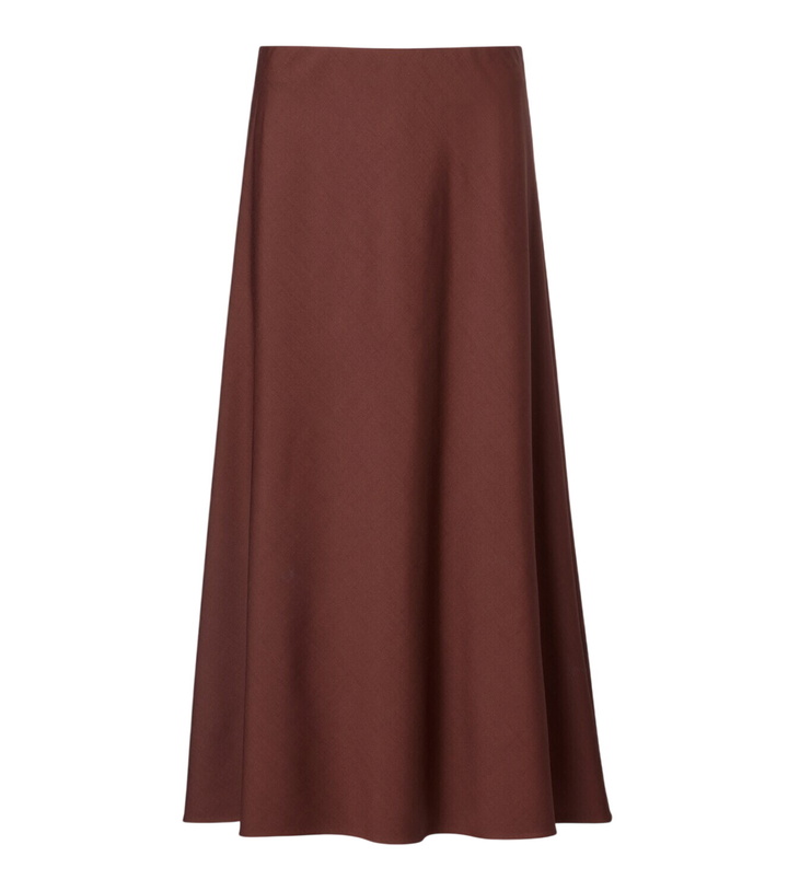 Photo: Brunello Cucinelli Wool-blend midi skirt