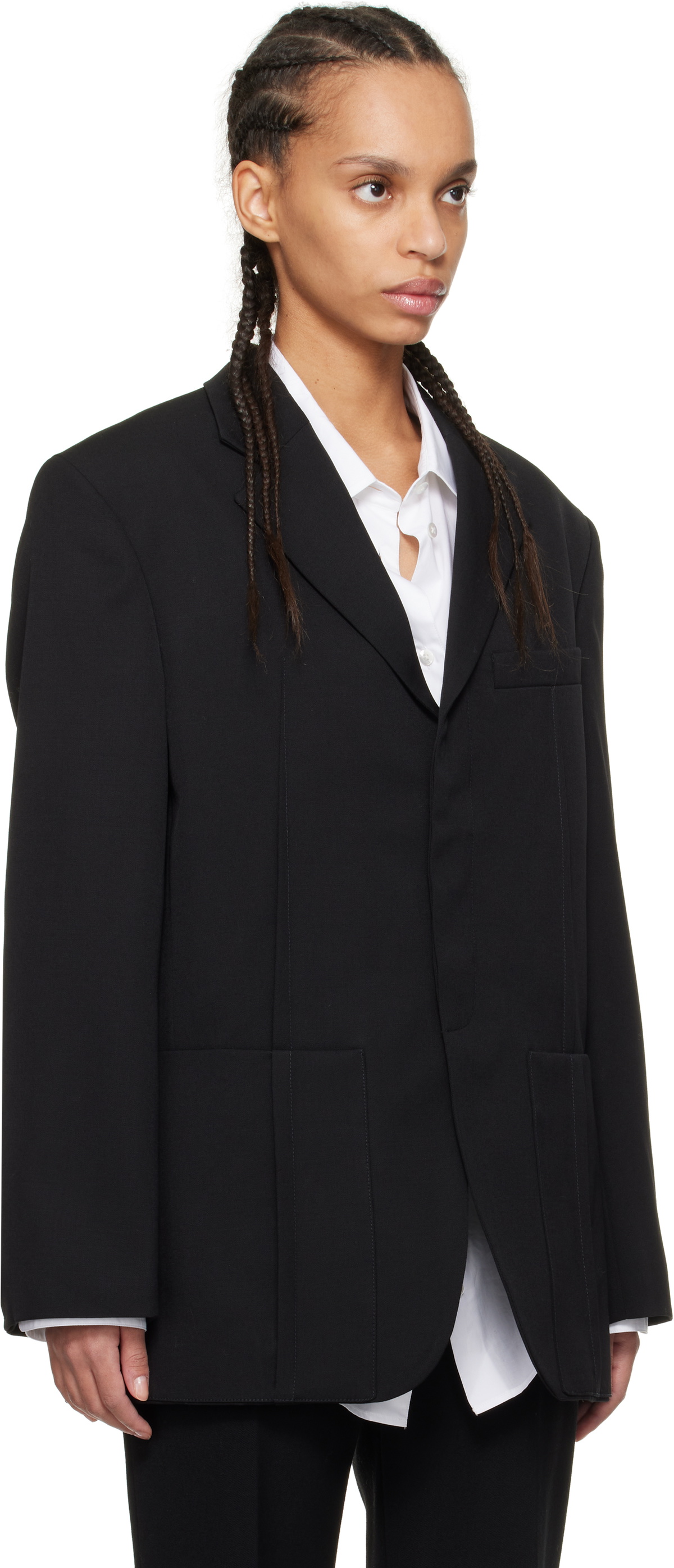 JACQUEMUS Black Les Classiques 'La veste d'Homme' Blazer