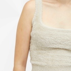 Good American Women's Fuzzy Tank Top in Flax