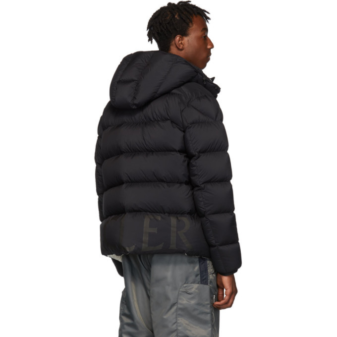 Moncler black down store wilms jacket