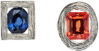 Bleue Burnham Silver Opposite Earrings