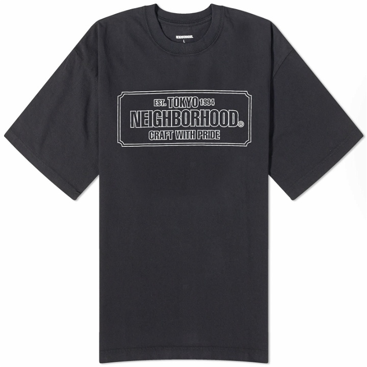 Photo: Neighborhood Men's SS-1 T-Shirt in Black