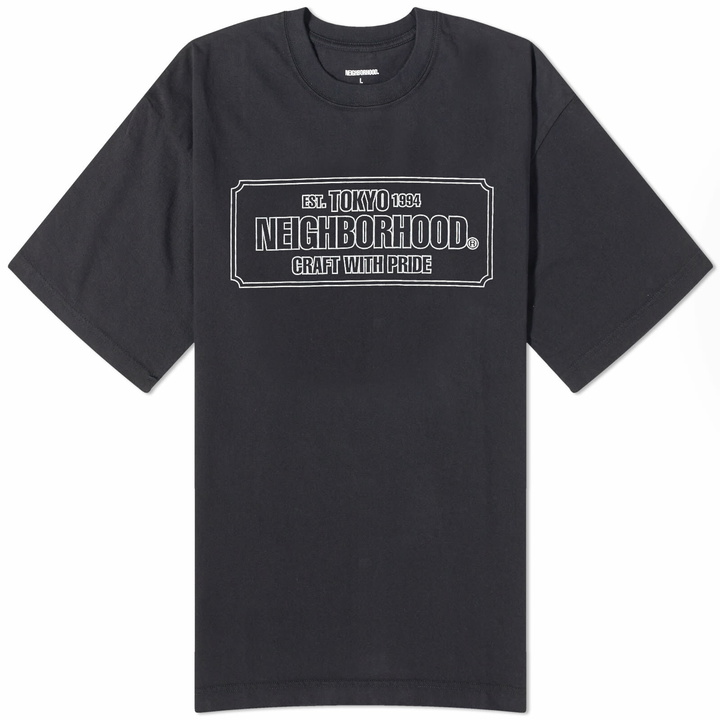 Photo: Neighborhood Men's SS-1 T-Shirt in Black