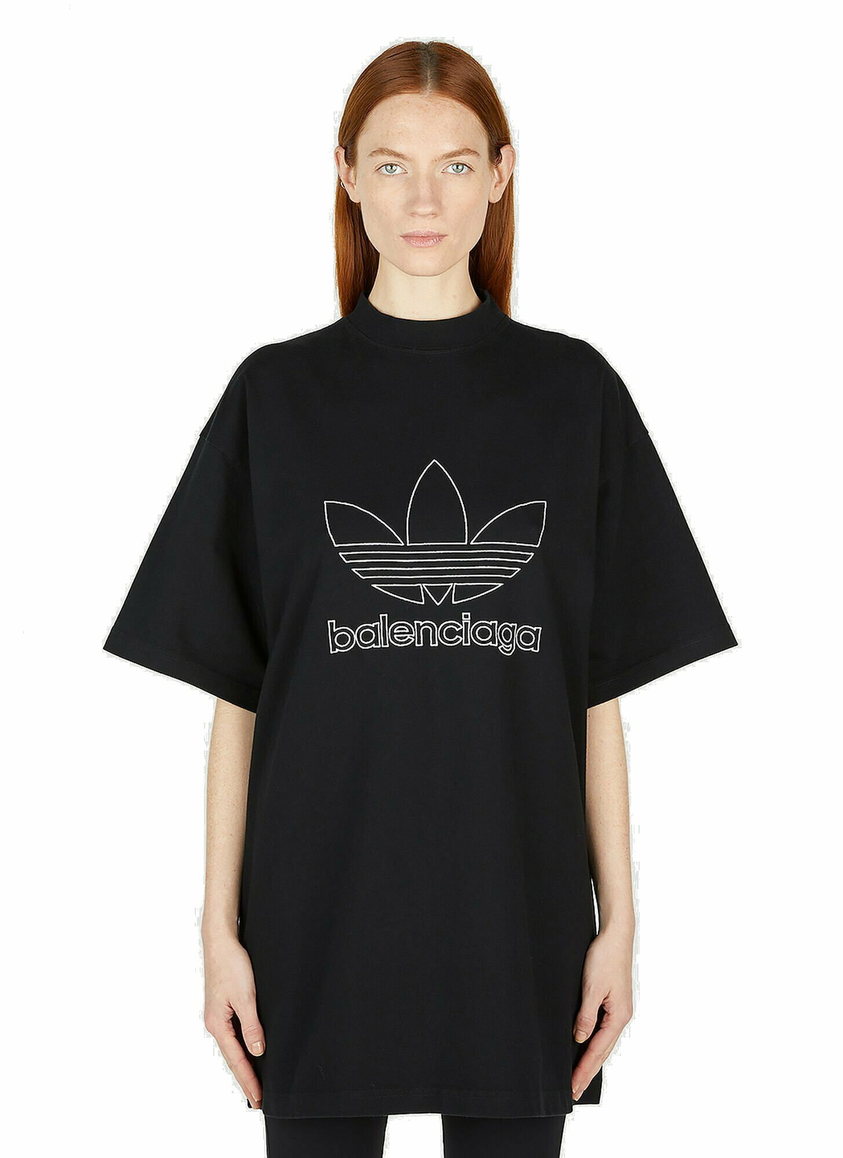 adidas x Balenciaga - Logo Print T-Shirt in Black adidas adidas x Balenciaga - Logo Print T-Shirt in Black adidas