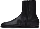 Maison Margiela Black Flat Tabi Boots