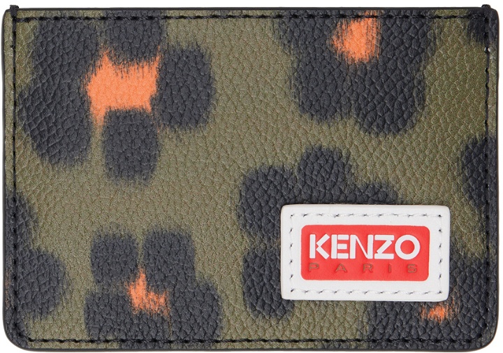 Photo: Kenzo Khaki & Black Leopard Card Holder