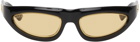 Gucci Black & Gold Mask Sunglasses