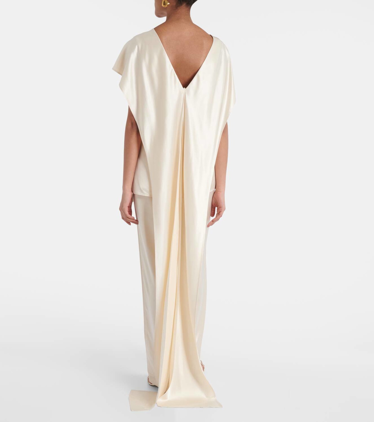 Tove Sara caped satin top