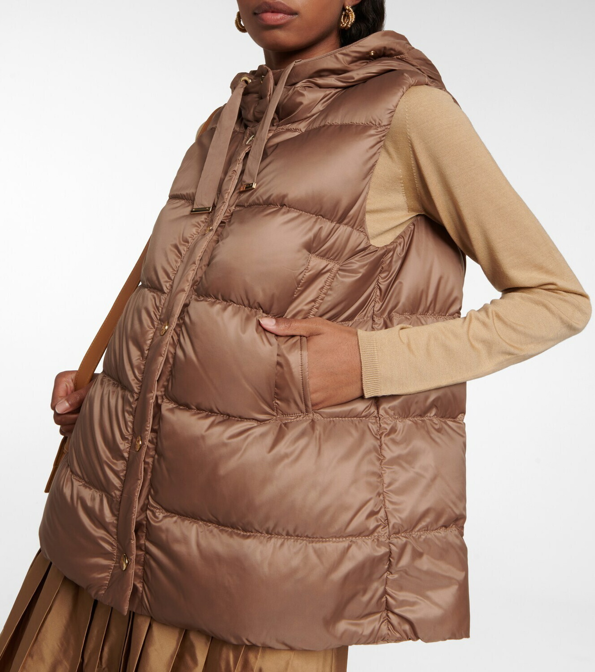 Max Mara - The Cube Jsoft reversible down vest Max Mara