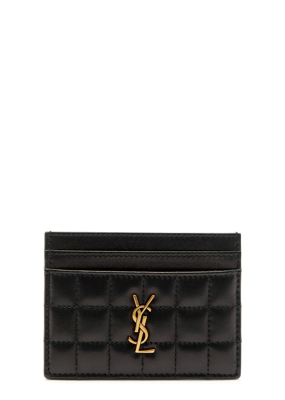 『SAINT LAURENT』Logo Leather Card Holder〔375949BXRE6〕 💯Authentic YSL Card Holder 🍀 | eBay