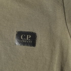 C.P. Company Undersixteen Women's Small Logo Tee in Bronze Green