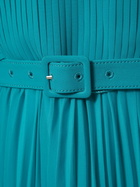 SELF-PORTRAIT - Pleated Chiffon Midi Dress W/lace