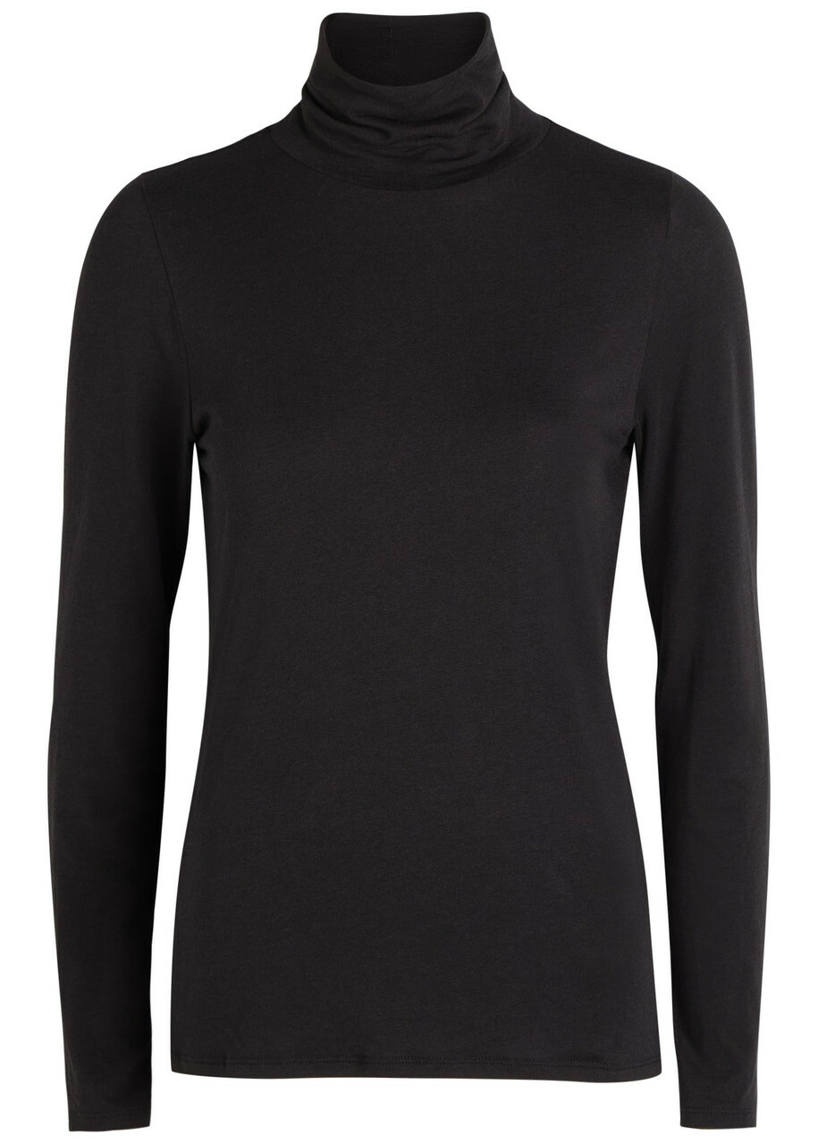 Eileen Fisher Turtle-neck Jersey top Black