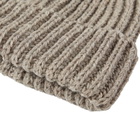 Café Mountain Men's Wool Toque Beanie in Chalk