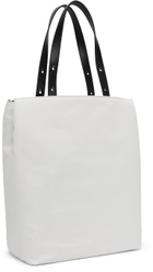 Moschino White Cow Shopper Tote