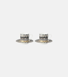 Missoni - Zig Zag Gold set of 2 espresso cups and saucers