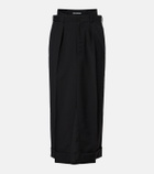 Junya Watanabe Pleated midi skirt