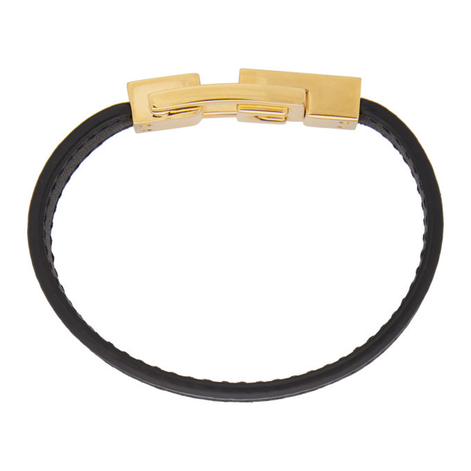 Saint Laurent Black Carre Bracelet Saint Laurent
